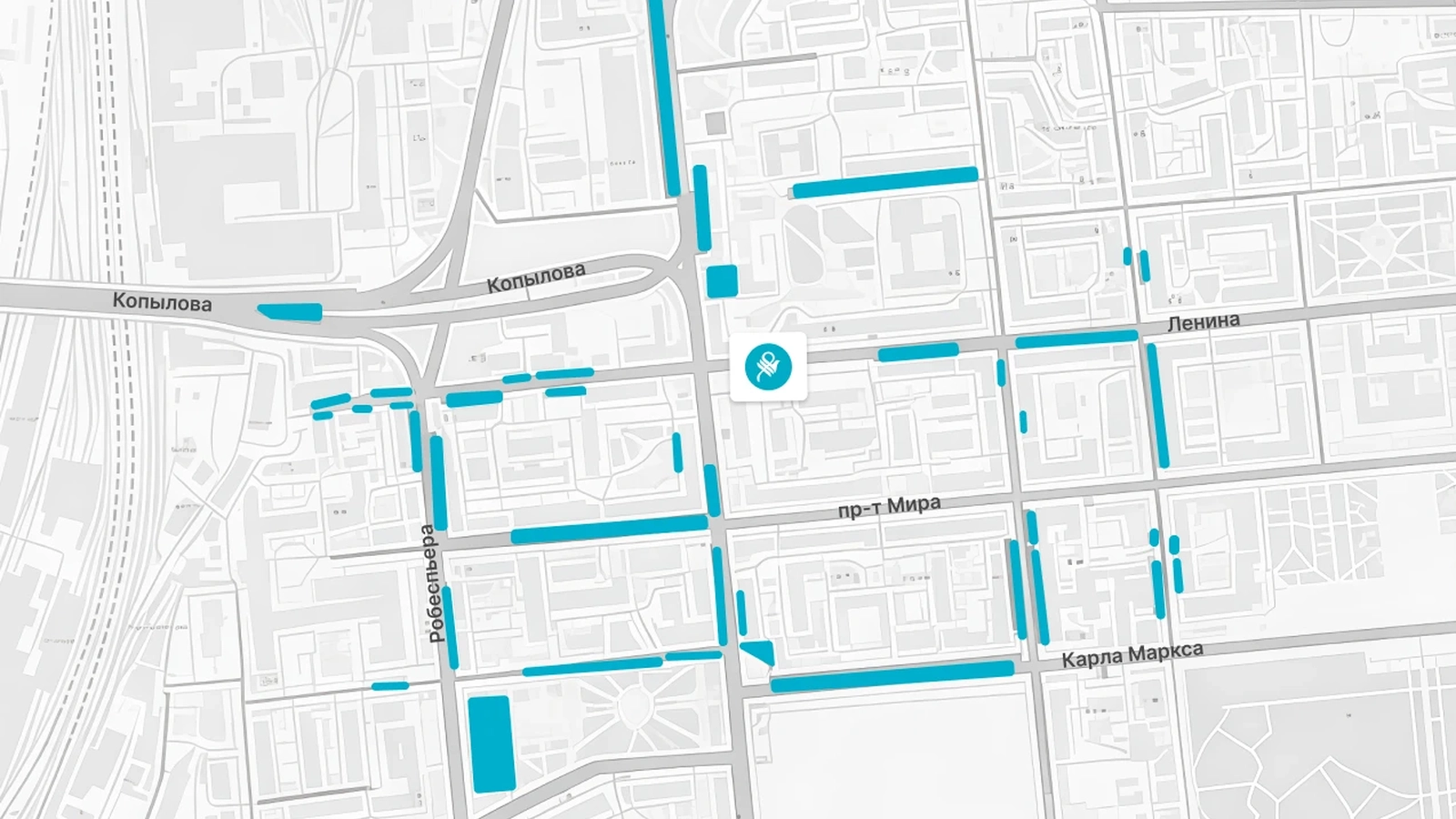 Карта Парковки